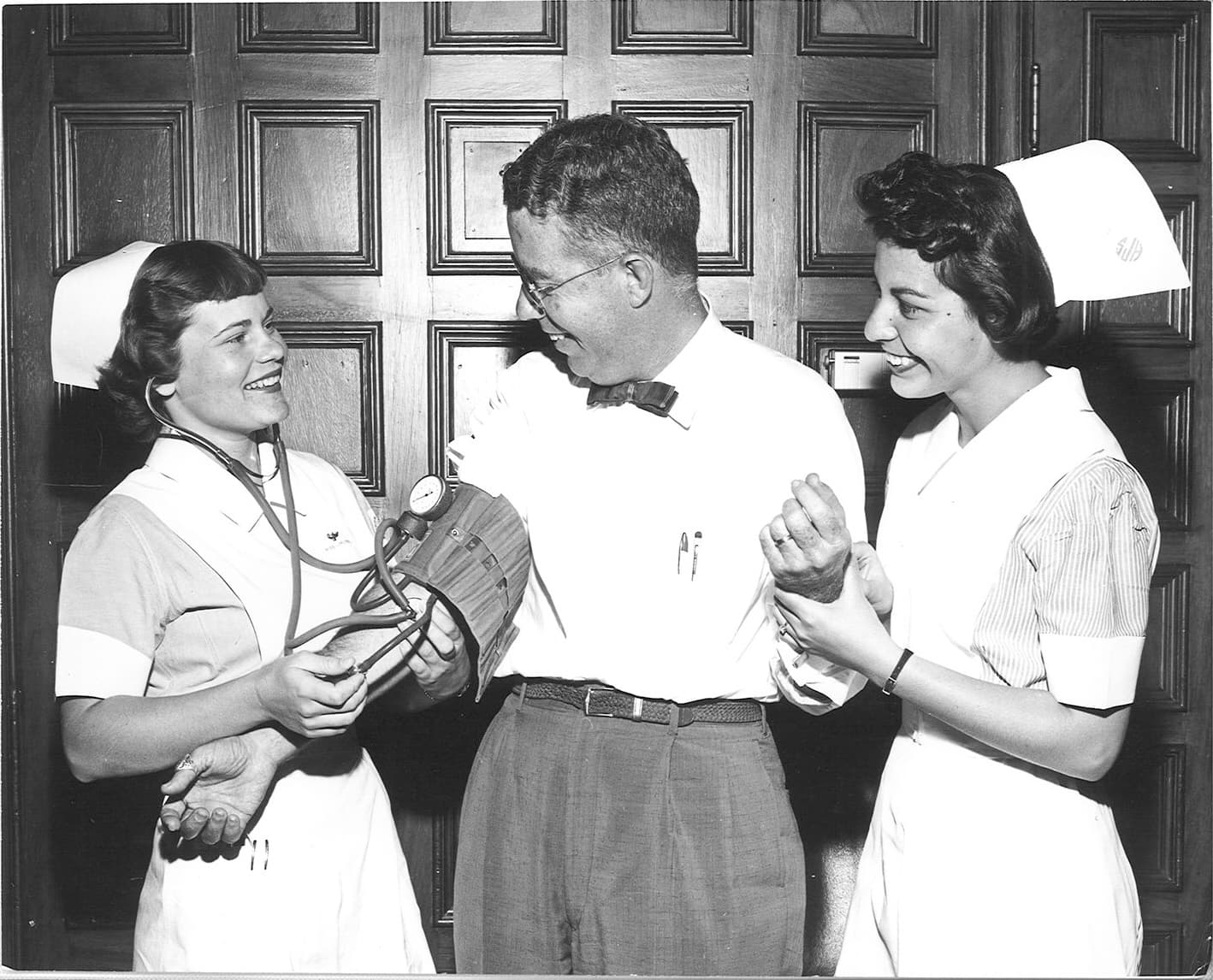 Blood Presure Testing Circa 1950